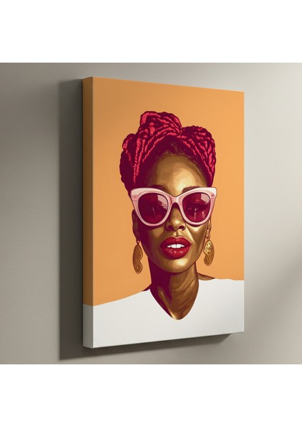 Kadın Portresi Modern Sanat Tablosu
