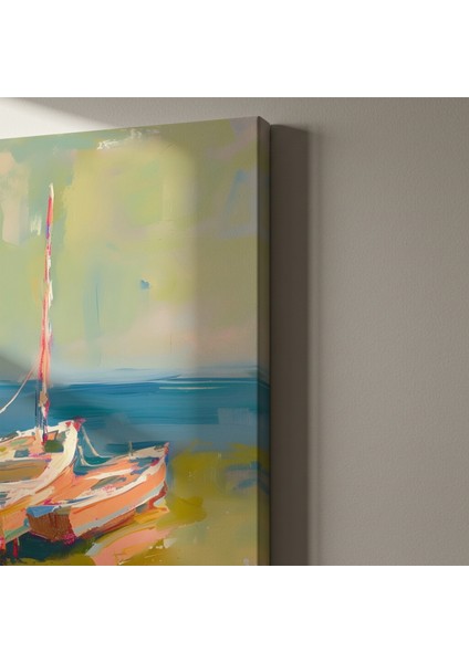 Soyut Tarzda Yelkenli Tekne Tablosu indirimleri