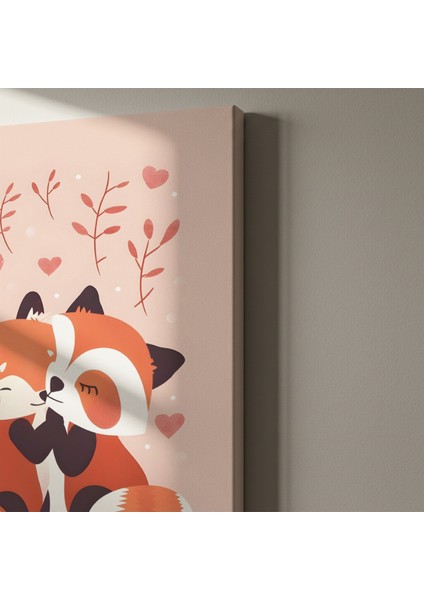 Sevgili Tilkiler Modern Sanat Tablosu indirimleri