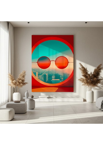 Soyut Şehir Manzarası Tablosu fırsatları