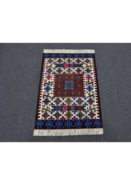 Yeni El Dokuma Nadide Cerit Yörükleri Meşhed Iran Yün Kilim 6407 fırsatları