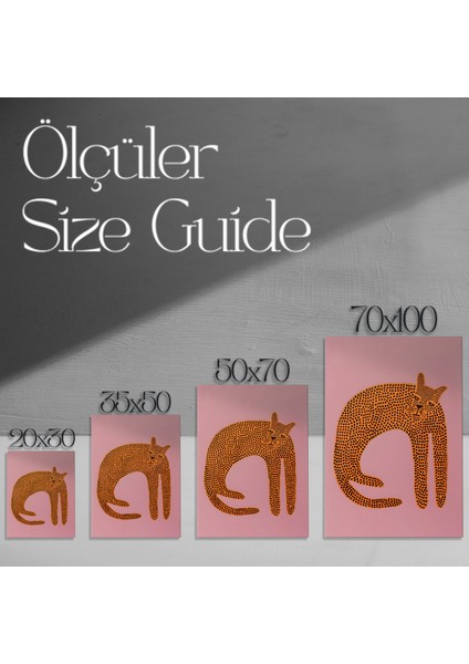 Nokta Desenli Leopar Illüstrasyon Tablosu modelleri