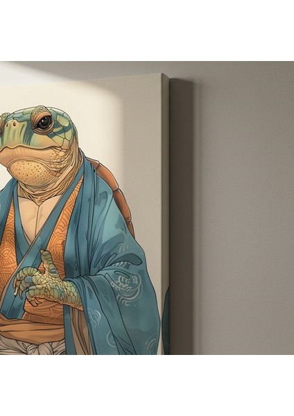 Japon Tarzı Kaplumbağa Illüstrasyon Tablosu indirimleri