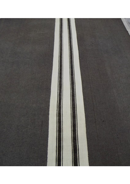 El Dokuma Devasa Boyutlu Ak Pamuklu Yörük Kuşak Yolluk Kilim 6401 indirimleri