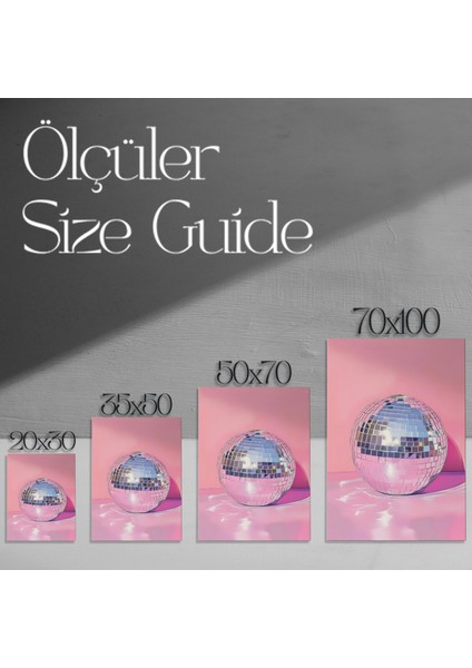 Disko Topu Pop Art Tablosu modelleri