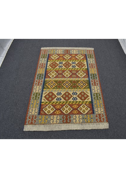 Yeni El Dokuma Otantik Ender Balıkesir Yörük Yün Kilim 6404 fiyatları