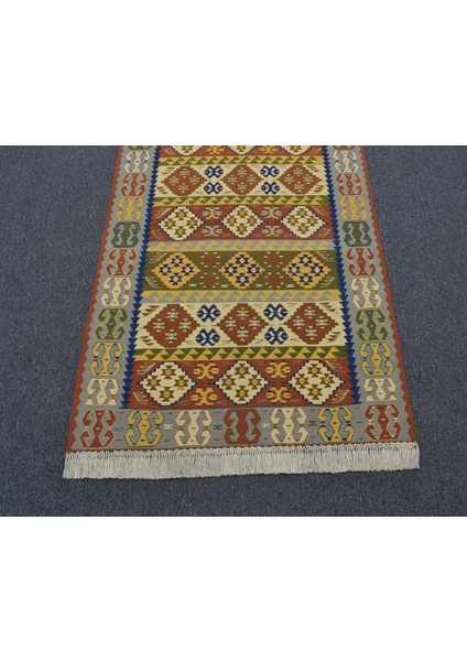 Yeni El Dokuma Otantik Ender Balıkesir Yörük Yün Kilim 6404 indirimleri