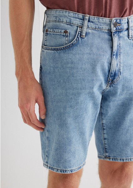 Lucas Street Vintage Açık Mavi Jean Şort 0412607-90388
