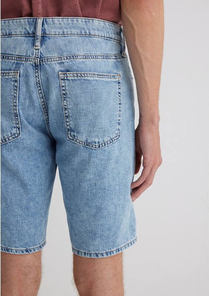Lucas Street Vintage Açık Mavi Jean Şort 0412607-90388