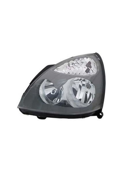 202237 - Far Sinyal Sağ Clıo Iı-Symbol Iı 05-09 Elektrikli H7 H1 Gri Kapaklı