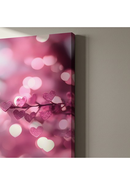 Pembe Kalpler Soyut Sanat Tablosu indirimleri