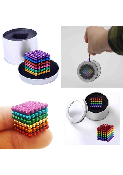 Neocube Manyetik Boncuk 216 Parça – 5mm Renkli Neodyum Metal Küp Puzzle Oyuncak, Zeka Geliştirici Eğitici LEGO Tarzı Magnet Set, Metal Kutulu fiyatları
