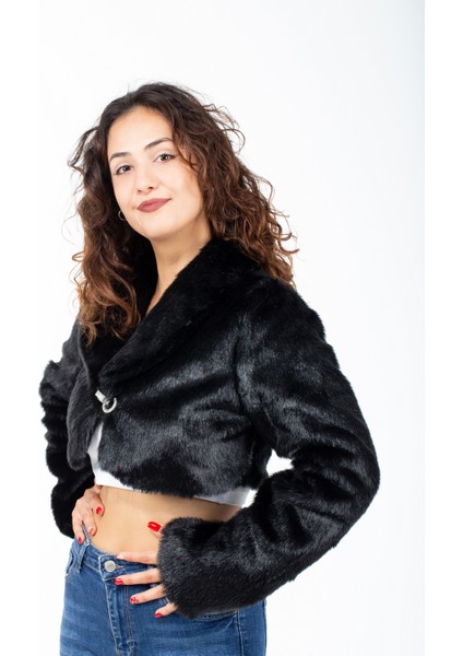 Broşlu Taşlı Kürk Abiye Etol Bolero indirimleri