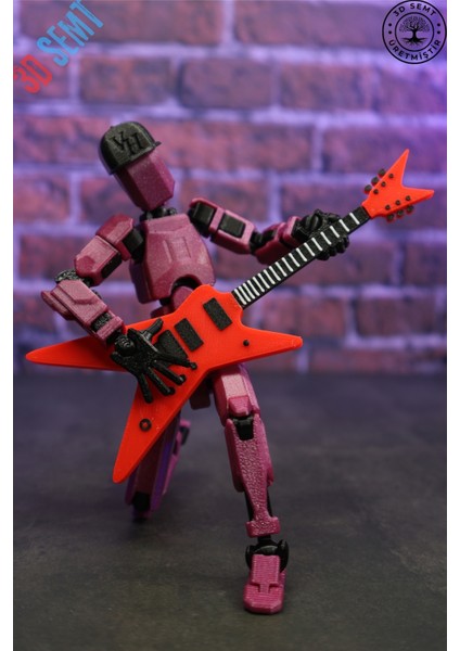 3D Dummy Figür | Hareketli, Pozlanabilir Koleksiyon Modeli | Gitar Çalan Versiyon fiyatları