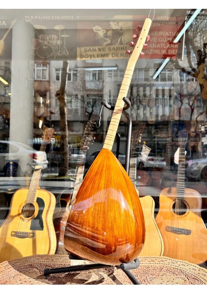 Kısa Sap Yarı Profesyonel Ceviz Bağlama Jak Girişli 40 Tekne indirimleri