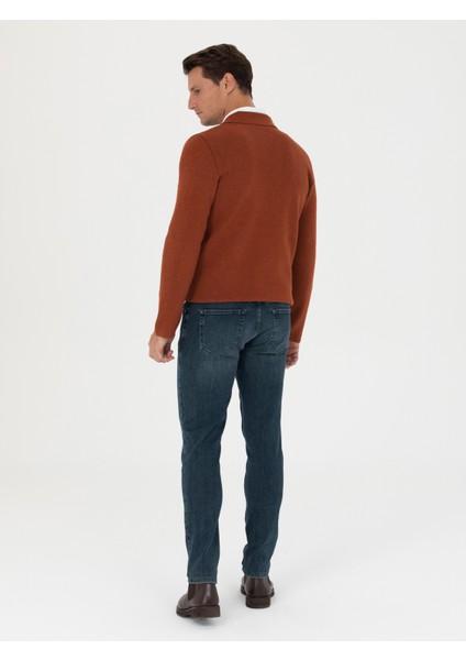 Erkek Koyu Mavi Slim Fit Jean Pantolon 50273532-DN0023 fırsatları