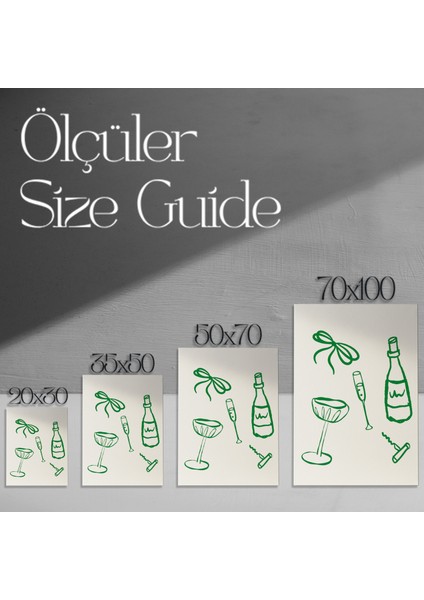Soyut Minimalist Şarap Illüstrasyonu Tablosu modelleri