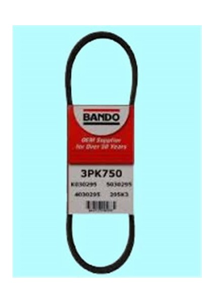 3PK0750 - Kanallı Kayış Toyota-Rover-Clıo 1.2