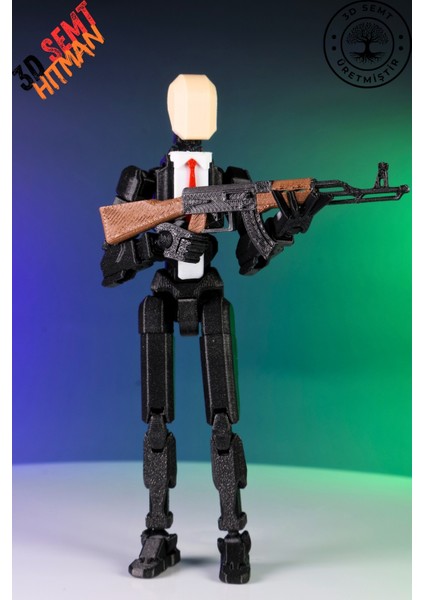 3D Dummy Figür | Hareketli, Pozlanabilir Koleksiyon Modeli | Hitman Versiyon modelleri