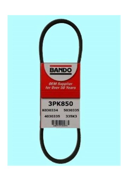 3PK0850 - Kanallı Kayış Nıssan Toyota Yarıs 1.3 16V 99-05 38353