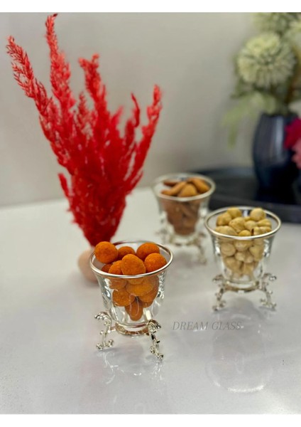 6 Kişilik Gümüş Şekerlik, Çerezlik ve Lokumluluk Seti, Şık ve Kullanışlı Ürün modelleri