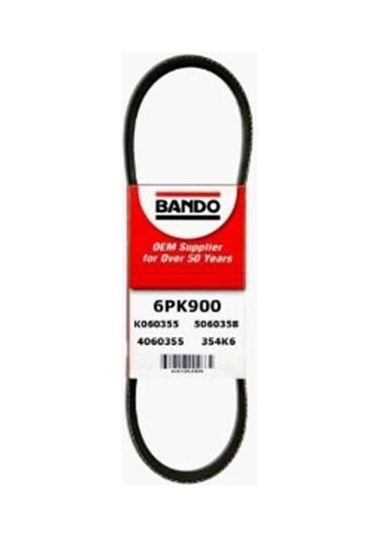 6PK0900 - Kanallı Kayış Astra- Corsa-Kng Dzl Exp1.9 68357