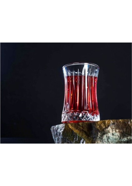 Turuncu Oslo Çay Bardağı 6'lı 160 ml Seti, Şık ve Kullanışlı Tasarım