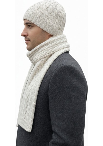 Erkek Yün Kışlık Örme Bere Atkı Ikili Set Takım fiyatları