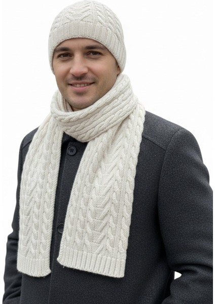 Erkek Yün Kışlık Örme Bere Atkı Ikili Set Takım modelleri