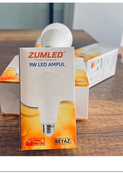 Zumled 9W Beyaz LED Ampul -201