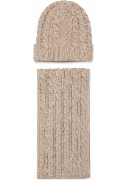 Erkek Yün Kışlık Örme Bere Atkı Ikili Set Takım indirimleri