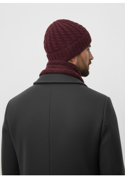 Erkek Yün Kışlık Örme Bere Atkı Ikili Set Takım indirimleri