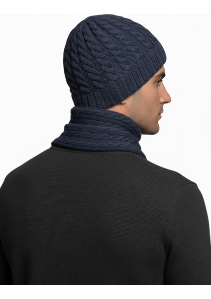 Erkek Yün Kışlık Örme Bere Atkı Ikili Set Takım indirimleri