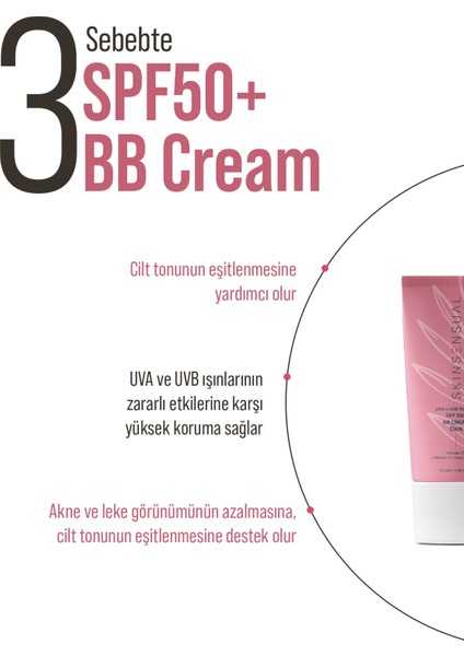 Bb Krem Dark | 50 Spf Uva/uvb Pa++++ Aydınlık ve Canlılık indirimleri