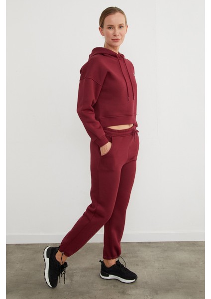 3 Iplik Üçgen Metal Armalı Kapüşonlu Sweatshirt indirimleri