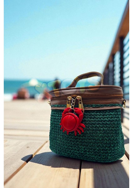 Crabble Tıklanabilir Stres Giderici Yengeç Anahtarlık, Çanta Charmı ve Aksesuarı, Sevgiliye Hediye Konsept Oyuncak modelleri