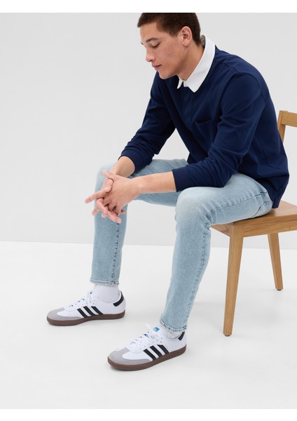 Erkek Mavi Gapflex Skinny Jean Pantolon