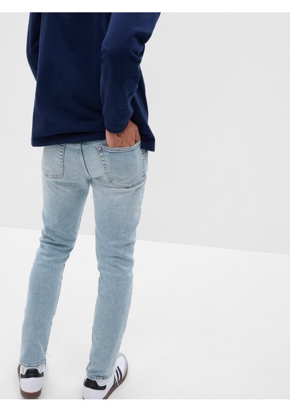 Erkek Mavi Gapflex Skinny Jean Pantolon