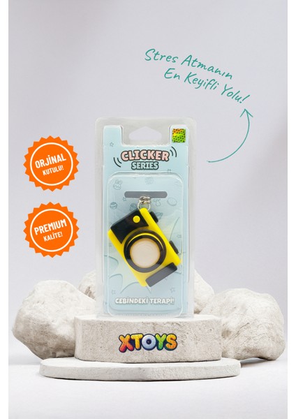 Piclick Tıklanabilir Stres Giderici Fotoğraf Makinesi Anahtarlık, Çanta Charmı ve Aksesuarı, Sevgiliye Hediye Konsept Oyuncak fiyatları