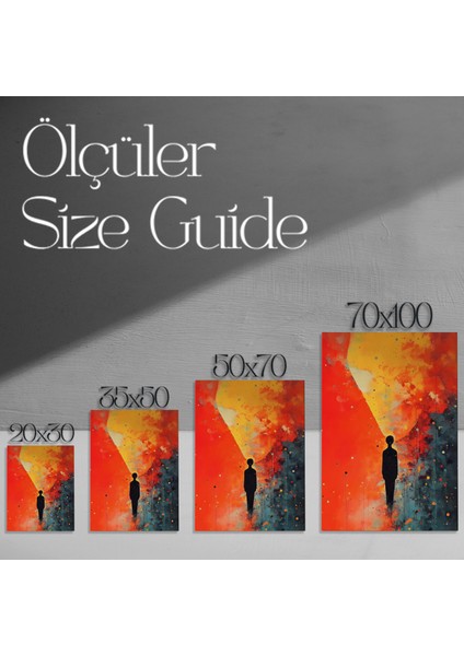 Soyut Ekspresyonizm Sanat Tablosu modelleri