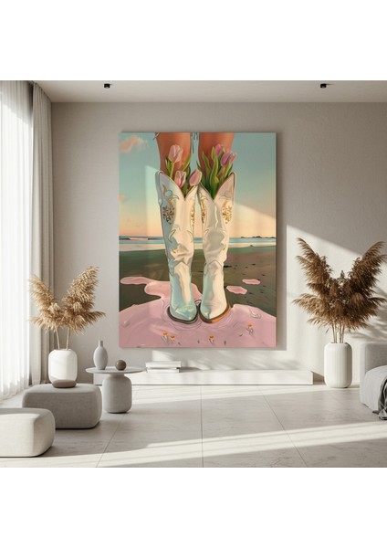 Laleli Kovboy Çizimi Tablosu fırsatları