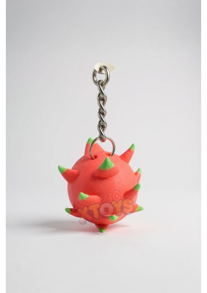 Draglix Tıklanabilir Stres Giderici Ejder Meyvesi Anahtarlık, Çanta Charmı ve Aksesuarı, Sevgiliye Hediye Konsept Oyuncak