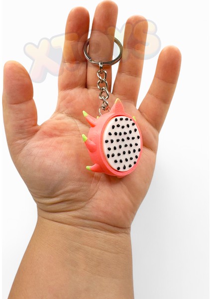 Draglix Tıklanabilir Stres Giderici Ejder Meyvesi Anahtarlık, Çanta Charmı ve Aksesuarı, Sevgiliye Hediye Konsept Oyuncak fırsatları