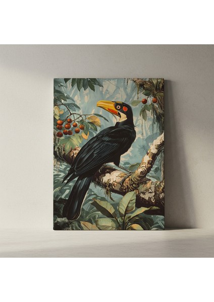 Tropikal Kuş Illüstrasyon Tablosu fiyatları