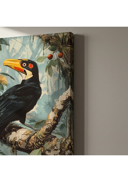 Tropikal Kuş Illüstrasyon Tablosu indirimleri