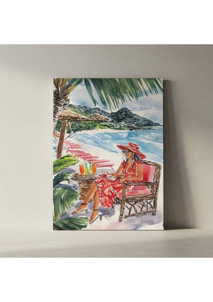 Akdeniz Yazı Illüstrasyon Tablosu fiyatları