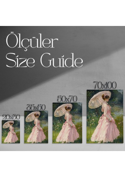 Pembe Elbiseli Bayan Portresi Tablosu modelleri