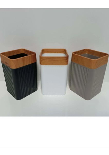 Mimoza Çizgili Ahşap Diş Fırçalık 1 Adet -Y-869