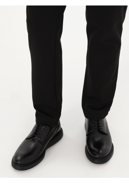 Erkek Siyah Eva Taban %100 Deri Smart Casual Ayakkabı 50312158-VR046