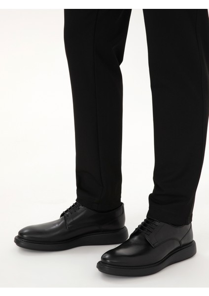 Erkek Siyah Eva Taban %100 Deri Smart Casual Ayakkabı 50312158-VR046 fiyatları